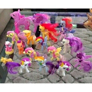 My Little Pony Lot Of 18 Assorted Sizes